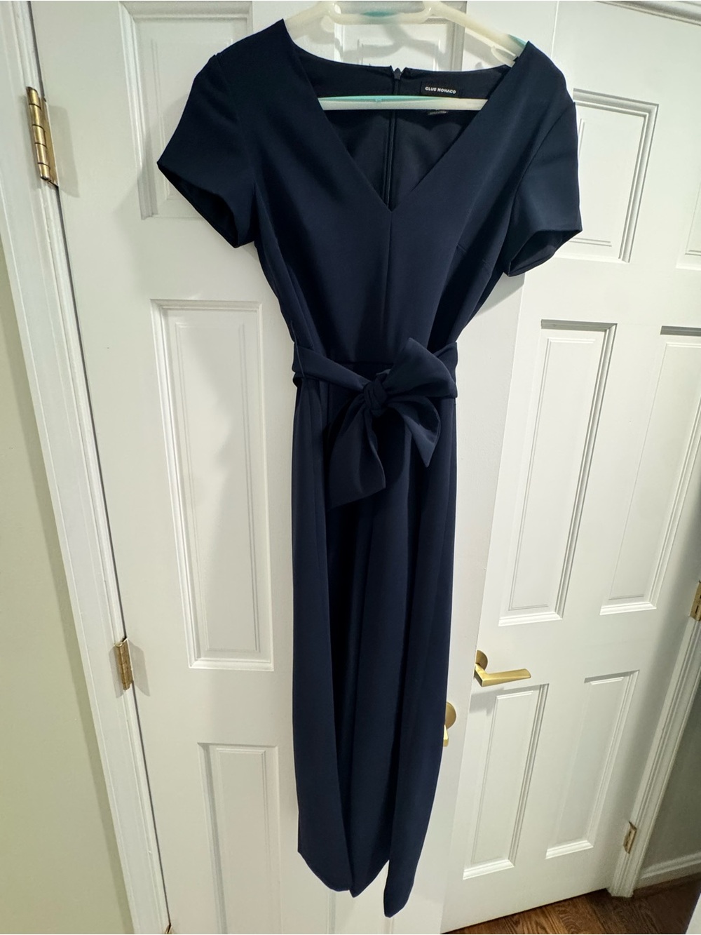 Club Monaco Navy Jumpsuit with Belt